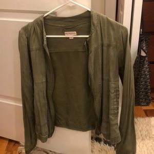 Merona army green light jacket